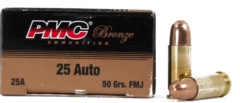 PMC BRZN 25ACP 50GR FMJ 50 - 556 Black Friday Promotion